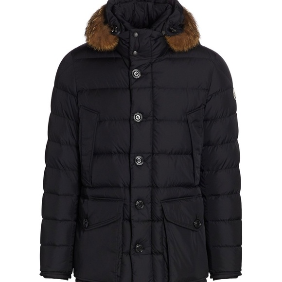CLUNY GIUBBOTTO Fur-Trim Nylon Down Parka Moncler - 4 - Picture 7 of 9